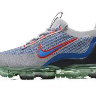 Nike Air VaporMax Plus Gray Blue Red Lifestyle Sneakers