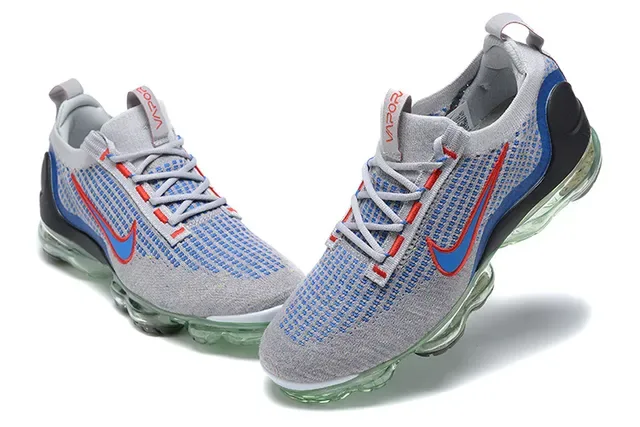 Nike Air VaporMax Plus Gris Bleu Rouge Sneakers Lifestyle 3