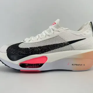 Nike Air Zoom Alphafly 3 White Black Pink Running Shoes