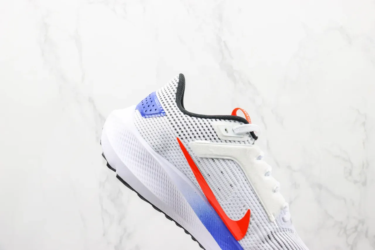 Nike Air Zoom Pegasus 40 সাদা কমলা নীল রানিং জুতো 5