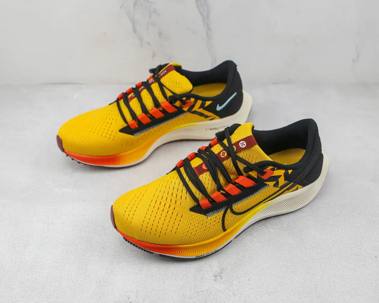 Nike Air Zoom Pegasus Zapatillas de running Amarillo Negro Naranja 4