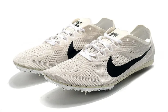 Nike Beige Black Engineered Knit Upper Honeycomb Plate Running Shoes 11