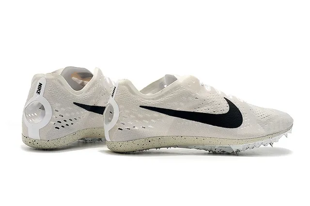 Nike Beige Black Engineered Knit Upper Honeycomb Plate Running Shoes 15
