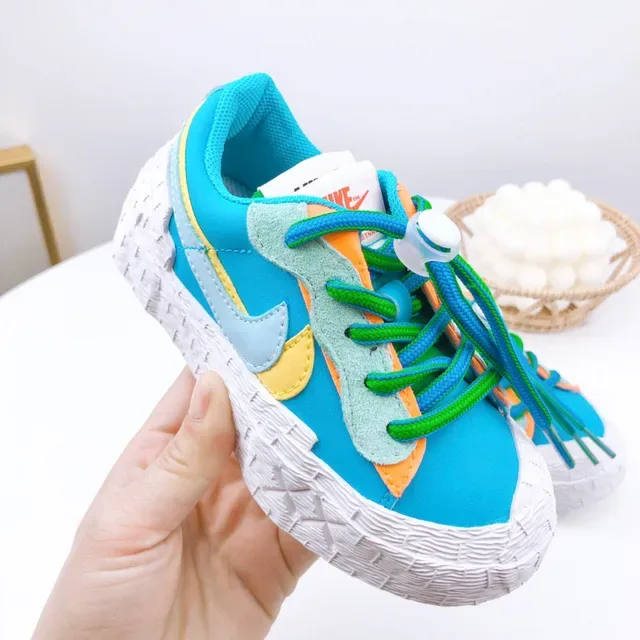 Nike Beige Orange Layered Multi-Material Upper Sculpted Textured Midsole Lifestyle Sneakers 9