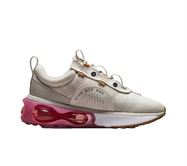 Nike Beige Pink Mesh Upper Layered Lace Cage Lifestyle Sneakers 2