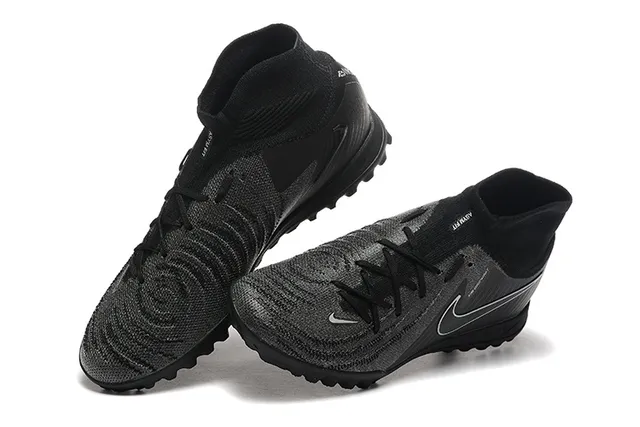 Nike Negro y Azul Knit Superior Collar Ajuste a Calcetín Turf Zapatos de Fútbol 3