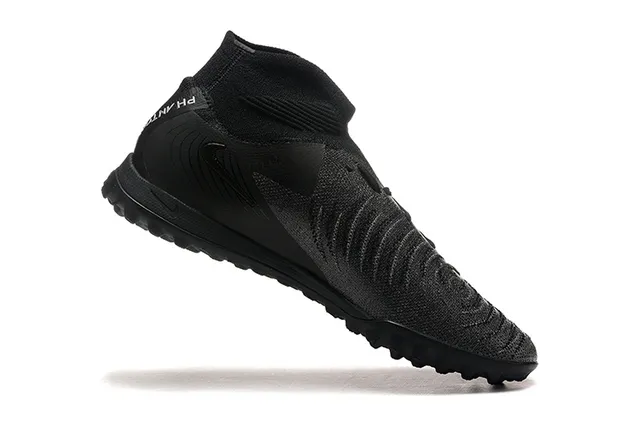 Nike Negro y Azul Knit Superior Collar Ajuste a Calcetín Turf Zapatos de Fútbol 4
