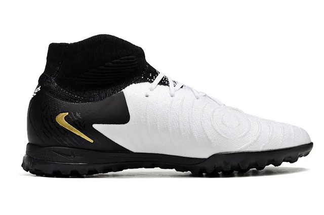 Nike Noir Or Collet Sock-Fit Construction Superposition Synthétique Chaussures de Football Turf 7