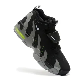 Nike Black Gray High-Top Camo Overlay Basketball Shoes