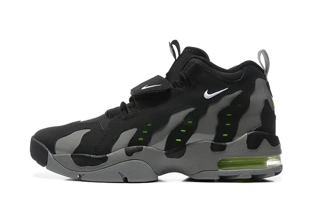 Nike Black Gray High-Top Camo Overlay Basketball Shoes 6