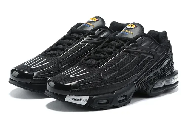 Nike Chaussures Lifestyle Noires Monochromatiques en Matériau Synthétique Cage à Couches 2
