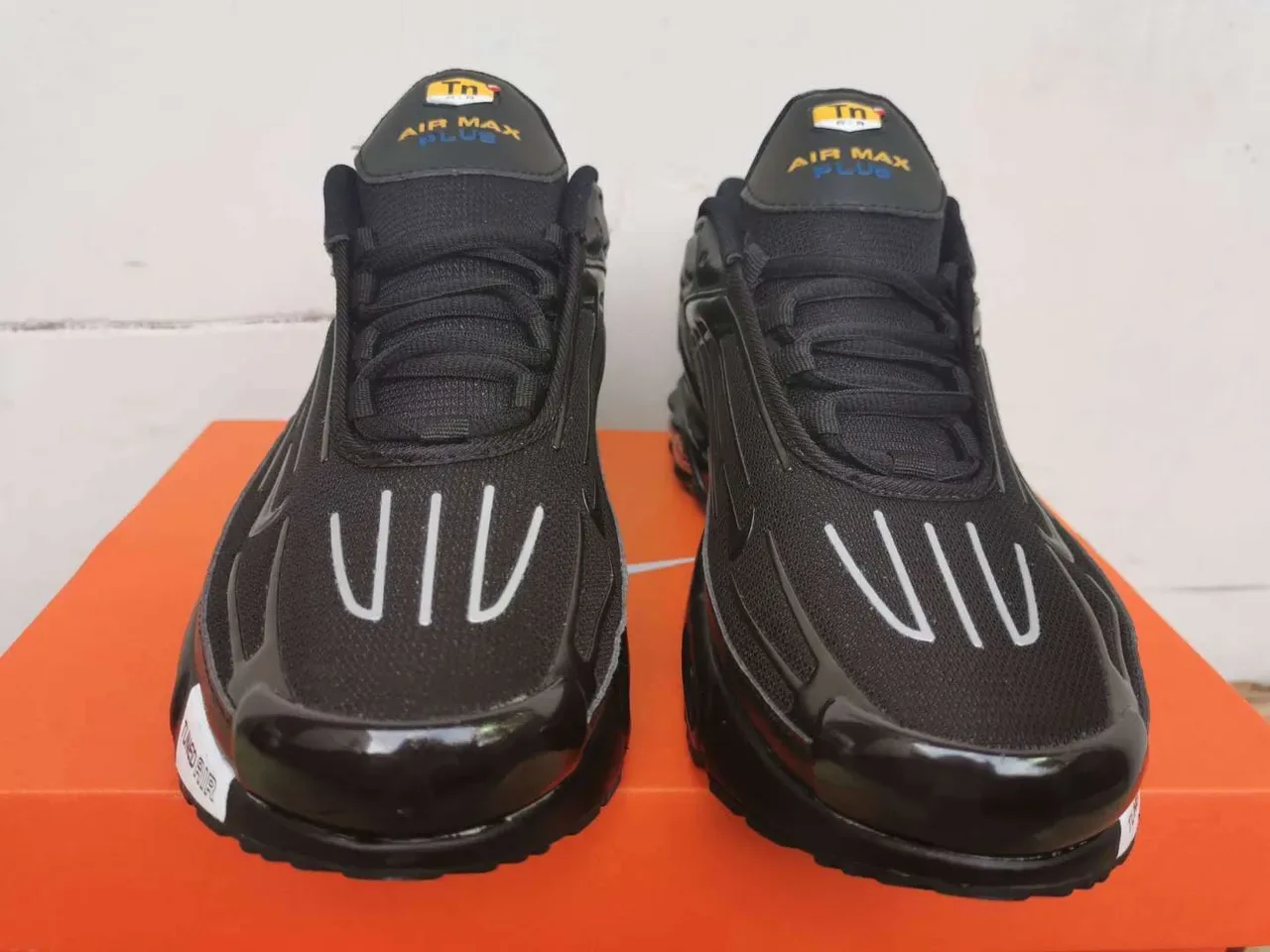 Nike Chaussures Lifestyle Noires Monochromatiques en Matériau Synthétique Cage à Couches 7