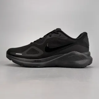 Nike Black Monochromatic Mesh Running Shoes