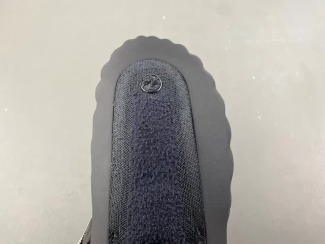 Nike Black Navy Molded Foam Sole Textile Strap Slippers 5
