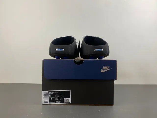 Nike Black Navy Molded Foam Sole Textile Strap Slippers 15