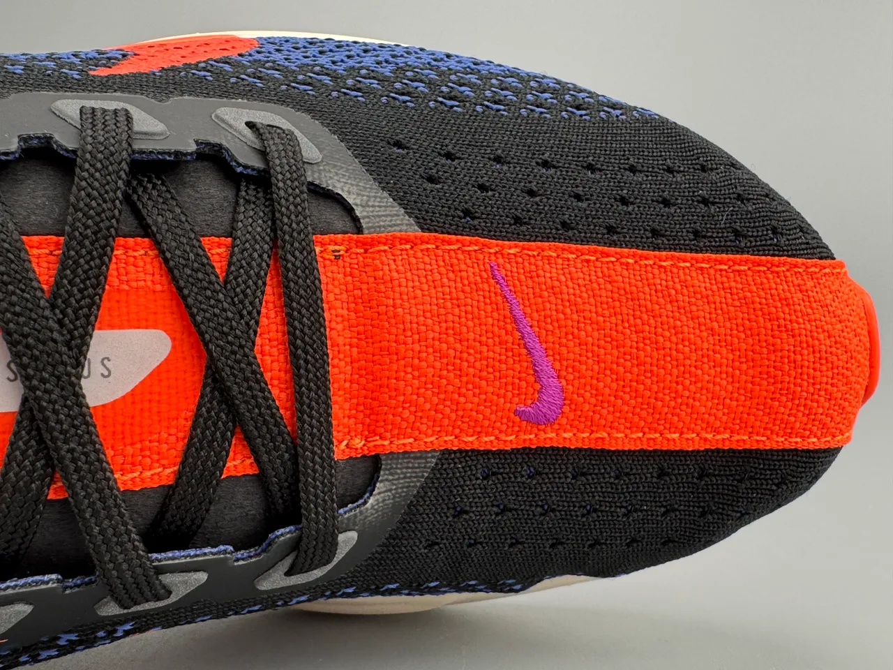 Nike Black Orange Engineered Knit Upper Full-Length ZoomX Foam Running Shoes 2