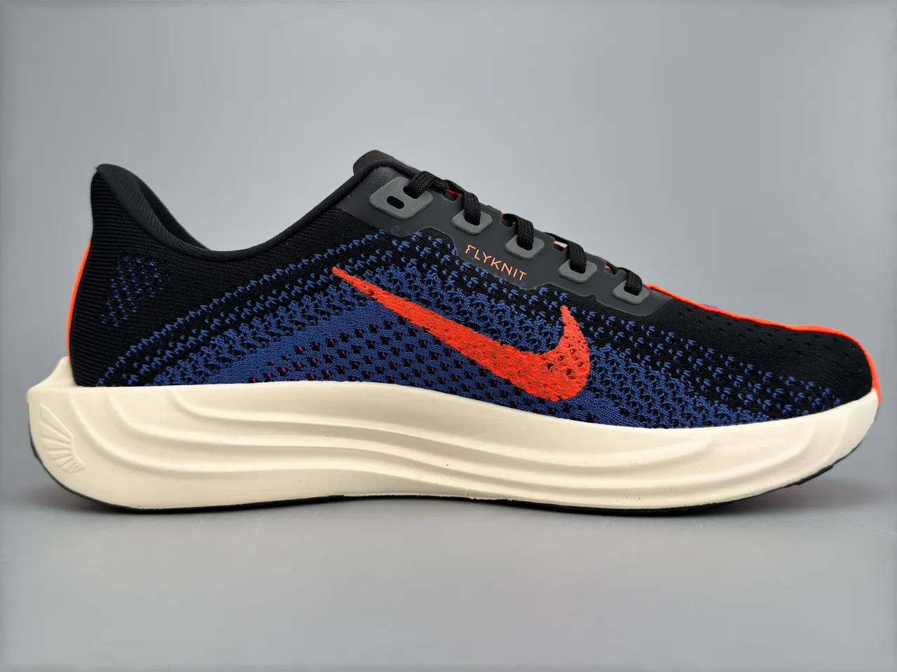 Nike Black Orange Engineered Knit Upper Full-Length ZoomX Foam Running Shoes 10