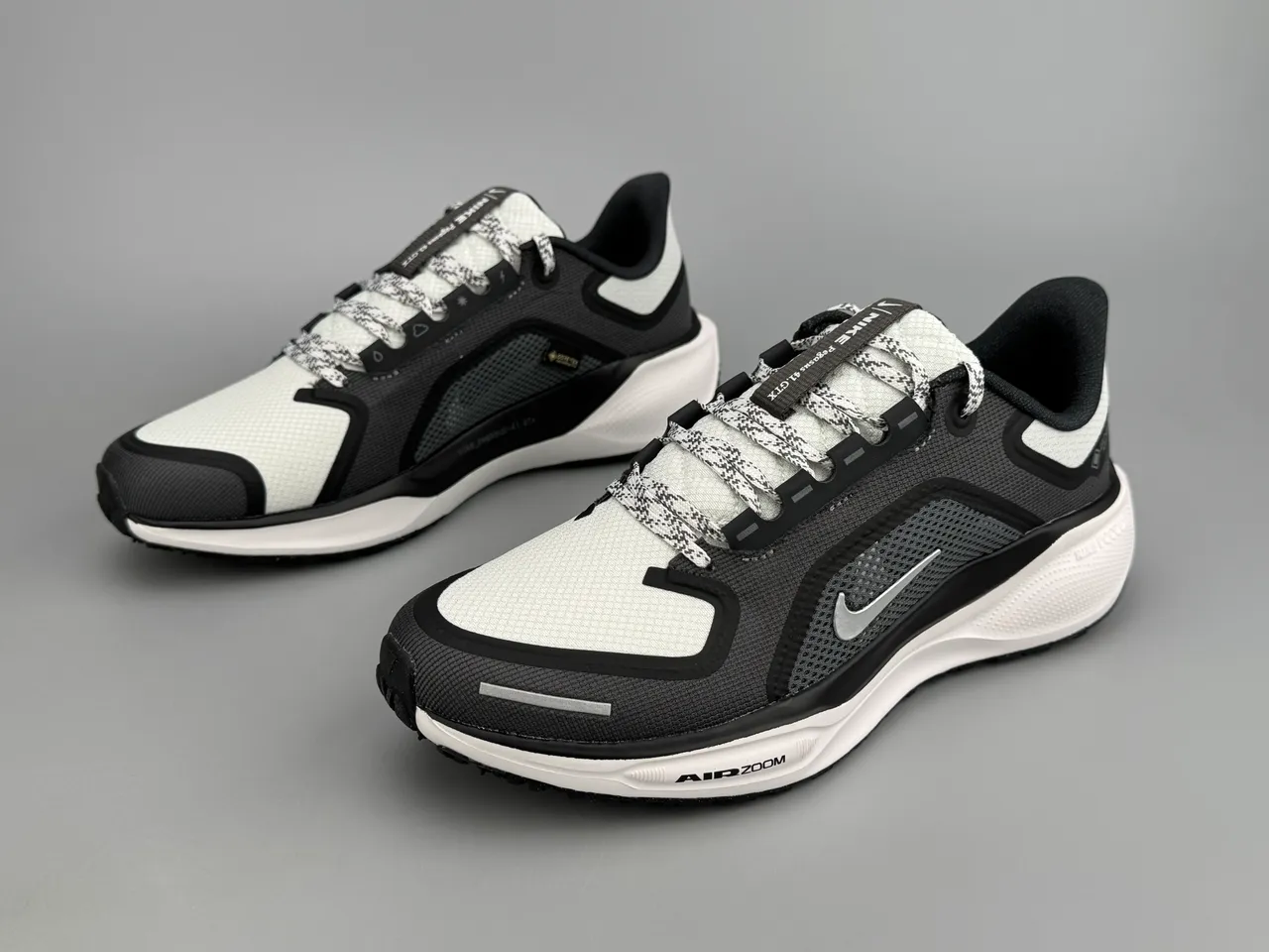 Nike Black White Engineered Mesh Upper GORE-TEX Waterproof Lining Running Shoes 5