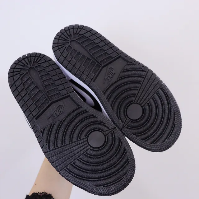 Nike Black White High-Top Padded Collar Basketball Shoes 16