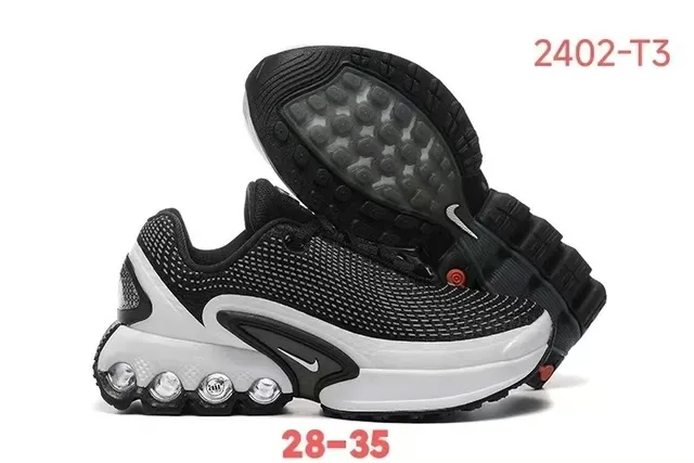 Nike Black White Mesh-Knit Upper Sculpted Wave Midsole Lifestyle Sneakers 8