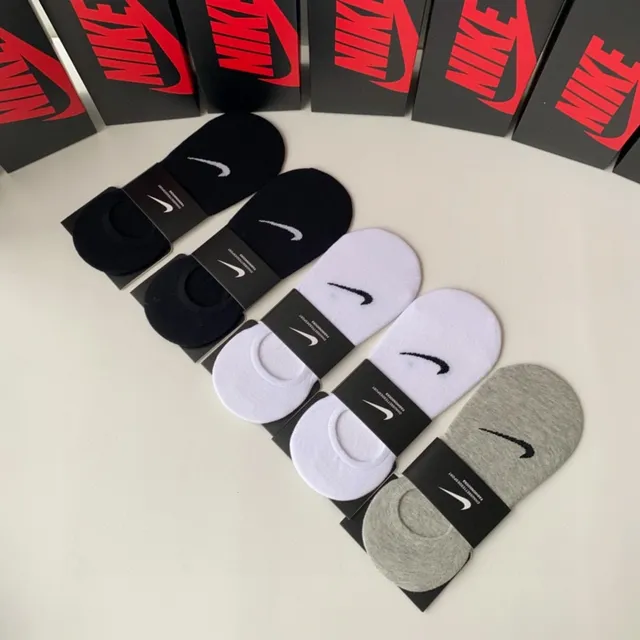 Nike Black White No-Show Low-Cut Socks 4