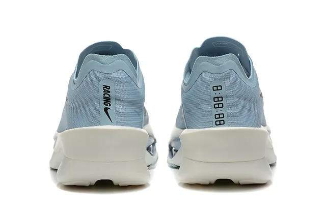 Nike Blue Black Engineered Knit Upper Sculpted Wedge Midsole Running Shoes 4