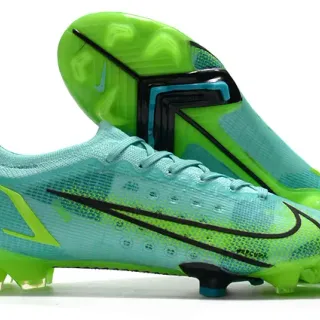 Nike নীল সবুজ নিম্ন-কাট সক ফিট উপর ফার্ম গ্রাউন্ড সকার জুতা
