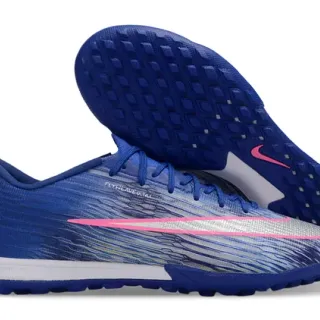 Nike Blue Pink Flyweave Upper Outsole Turf Soccer Shoes