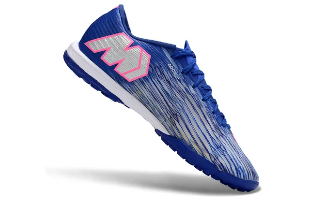 Nike Blue Pink Flyweave Upper Outsole Turf Soccer Shoes 2