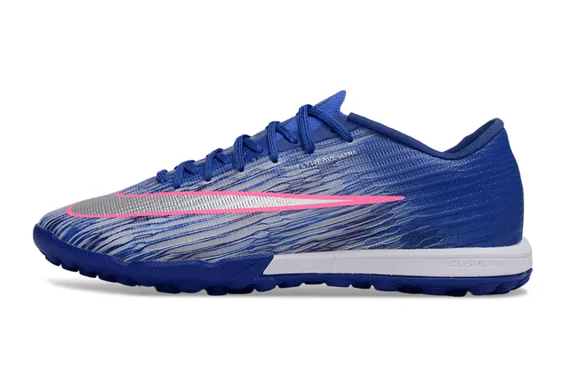 Nike Blue Pink Flyweave Upper Outsole Turf Soccer Shoes 7