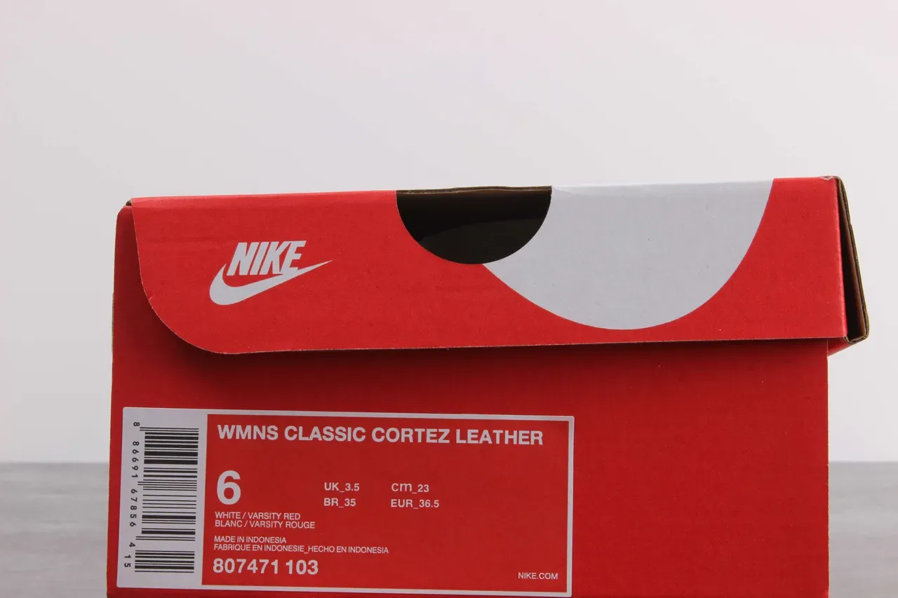 Nike Cortez White Red Blue Lifestyle Sneakers 3