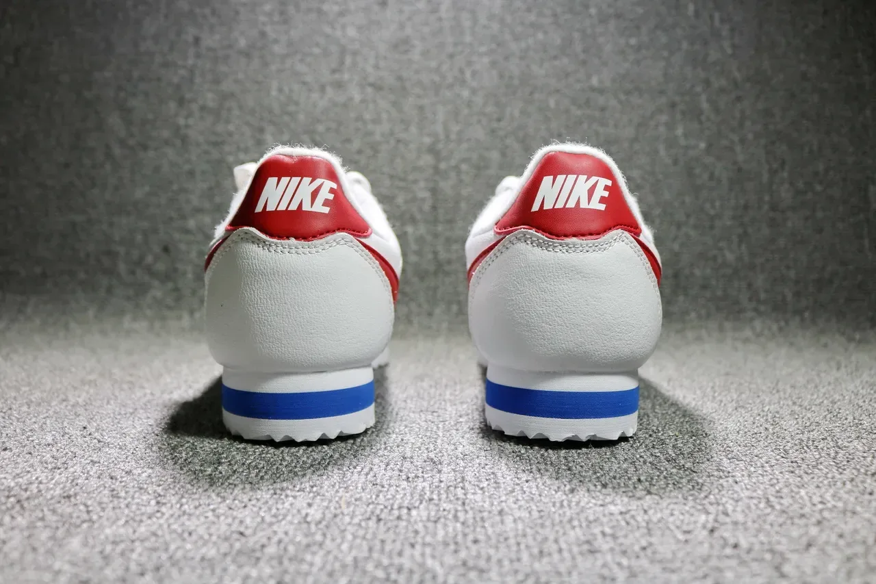 Nike Cortez White Red Blue Lifestyle Sneakers 7