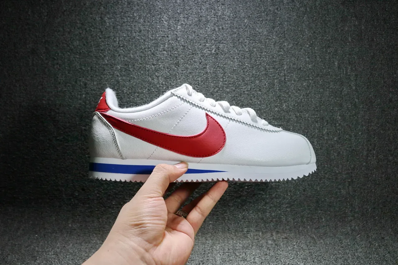 Nike Cortez White Red Blue Lifestyle Sneakers 9