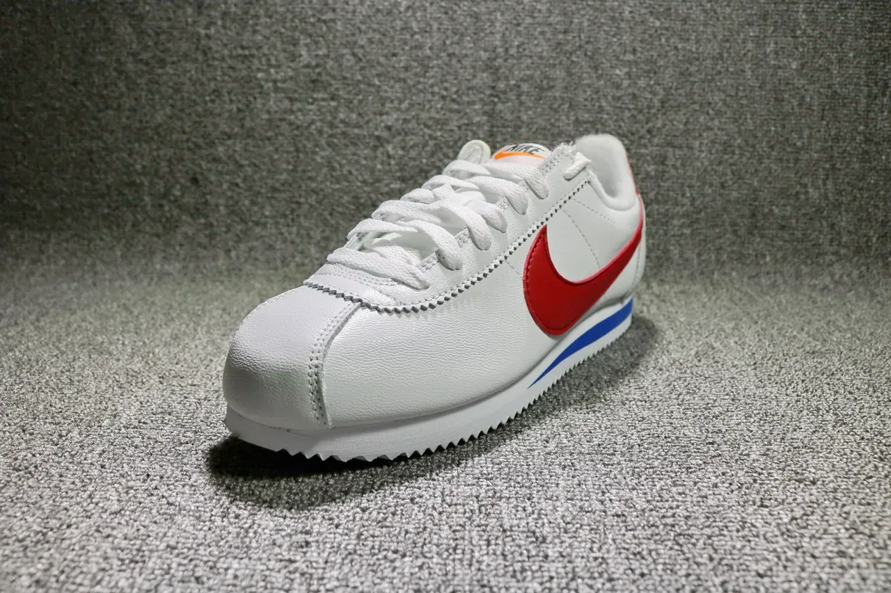 Nike Cortez White Red Blue Lifestyle Sneakers 13