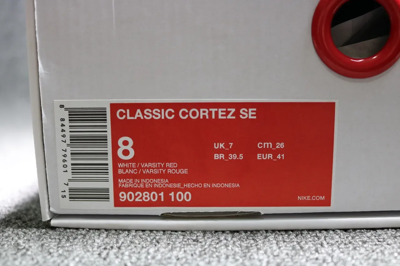 Nike Cortez White Red Blue Lifestyle Sneakers 16