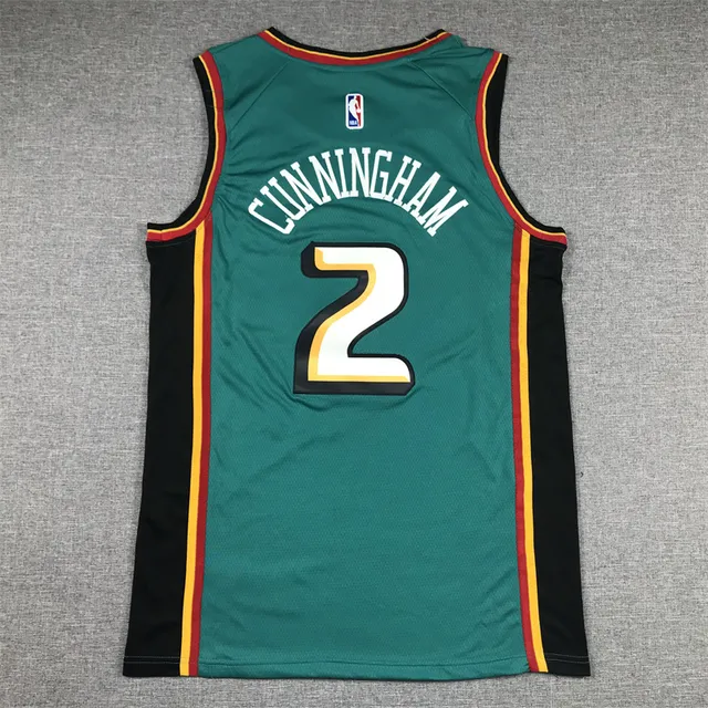 Nike Detroit Pistons Corningham Classic Green Horse Head maillot de basketball 3
