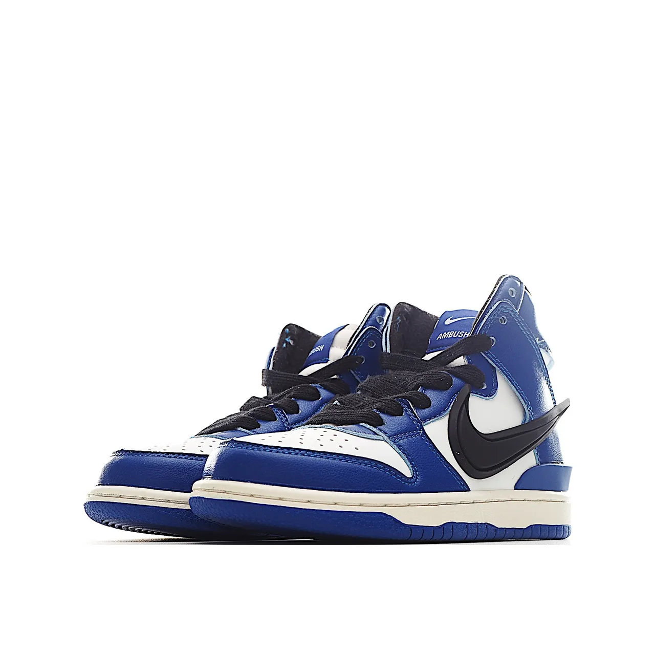 Nike Dunk High Royal Blue White Black Lifestyle Sneakers 8