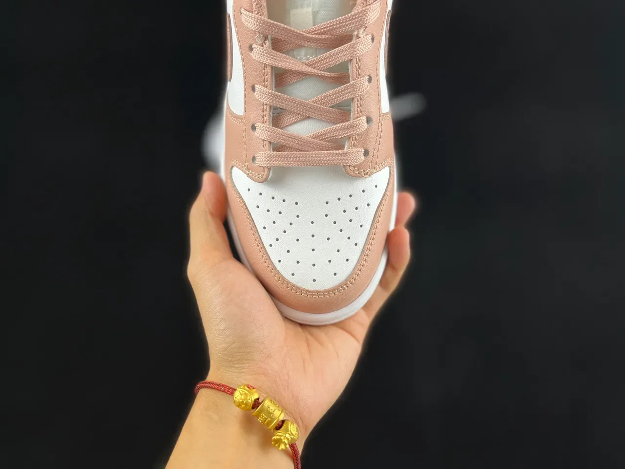 Nike Dunk Low Beige and White Lifestyle Sneakers 8