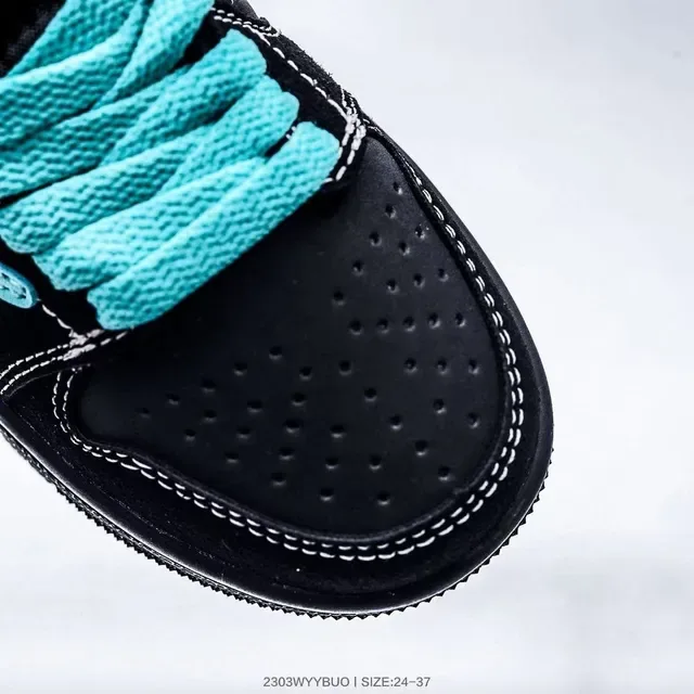Nike Dunk Low Black Turquoise Lifestyle Sneakers 3