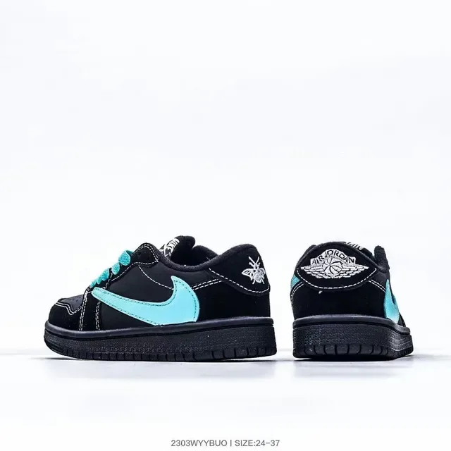 Nike Dunk Low Black Turquoise Lifestyle Sneakers 7