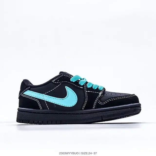 Nike Dunk Low Black Turquoise Lifestyle Sneakers 9