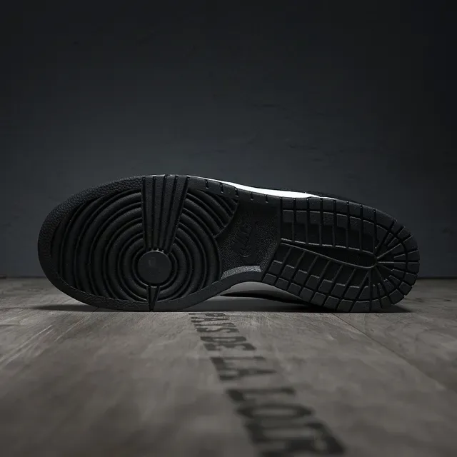 Nike Dunk Low Black White Lifestyle Sneakers 5