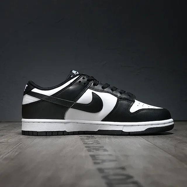 Nike Dunk Low Black White Lifestyle Sneakers 6