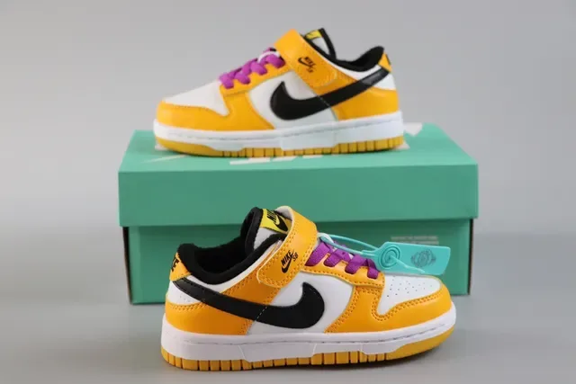 Nike Dunk Low Black White Lifestyle Sneakers 3