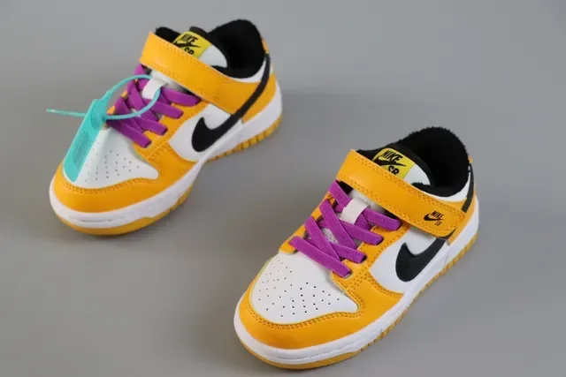 Nike Dunk Low Black White Lifestyle Sneakers 4