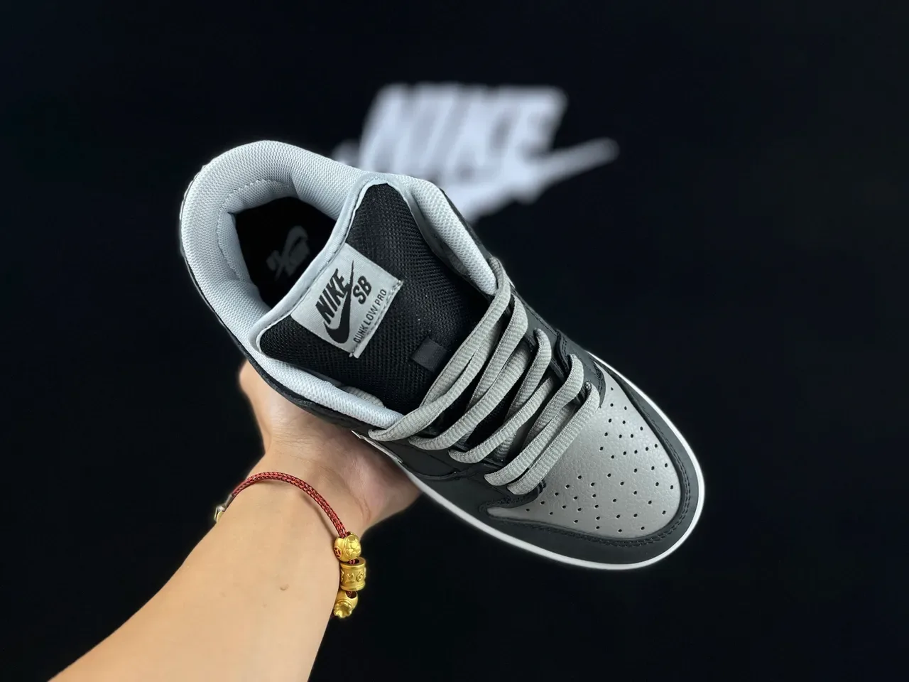 Nike Dunk Low Gray and White Lifestyle Sneakers 3