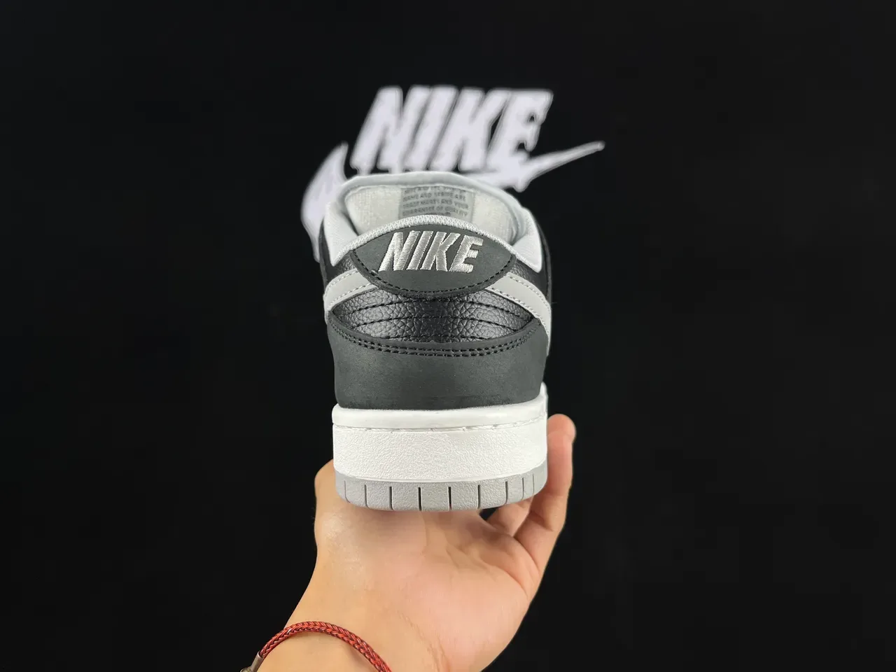 Nike Dunk Low Gray and White Lifestyle Sneakers 6