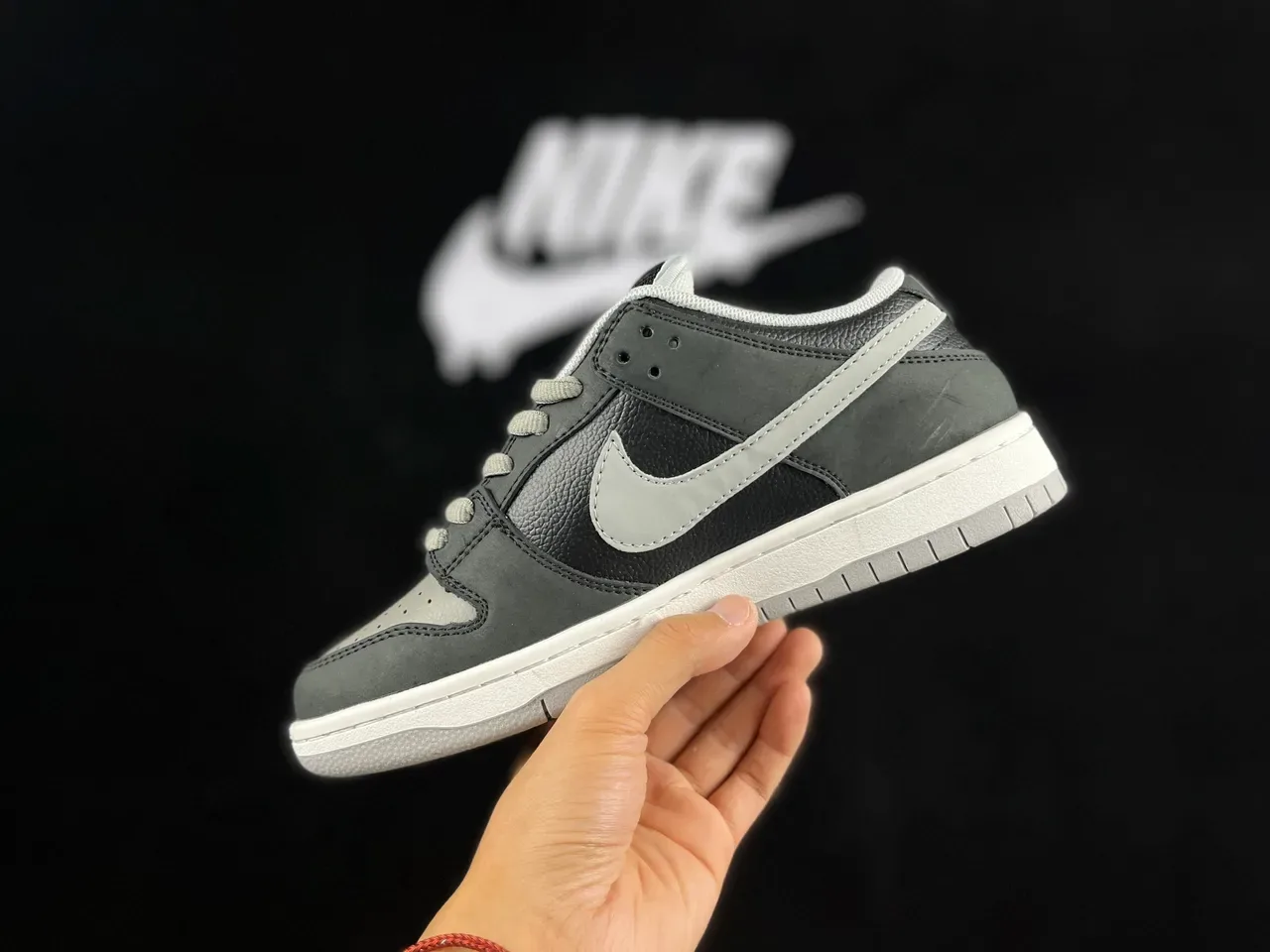 Nike Dunk Low Gray and White Lifestyle Sneakers 7