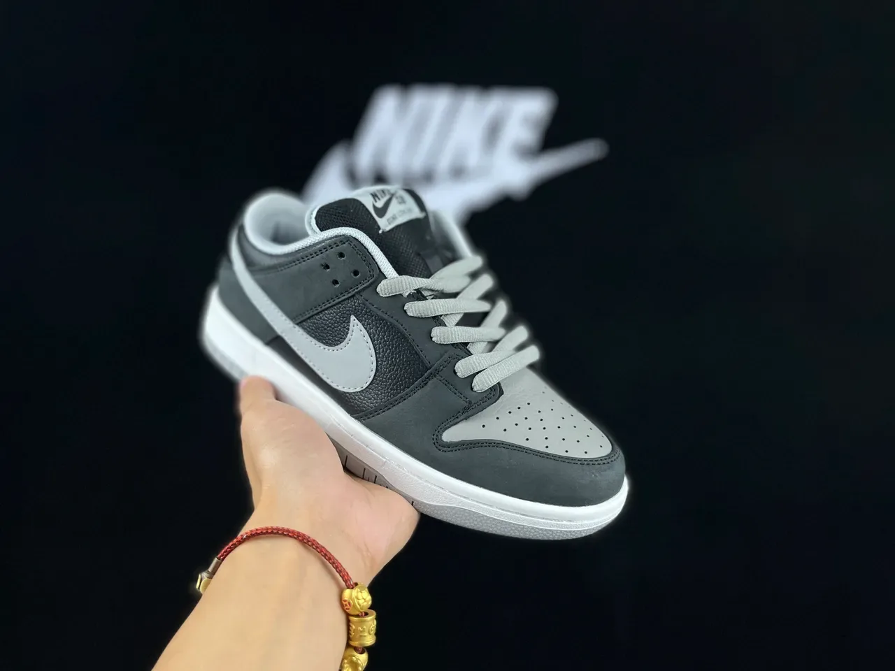 Nike Dunk Low Gray and White Lifestyle Sneakers 9