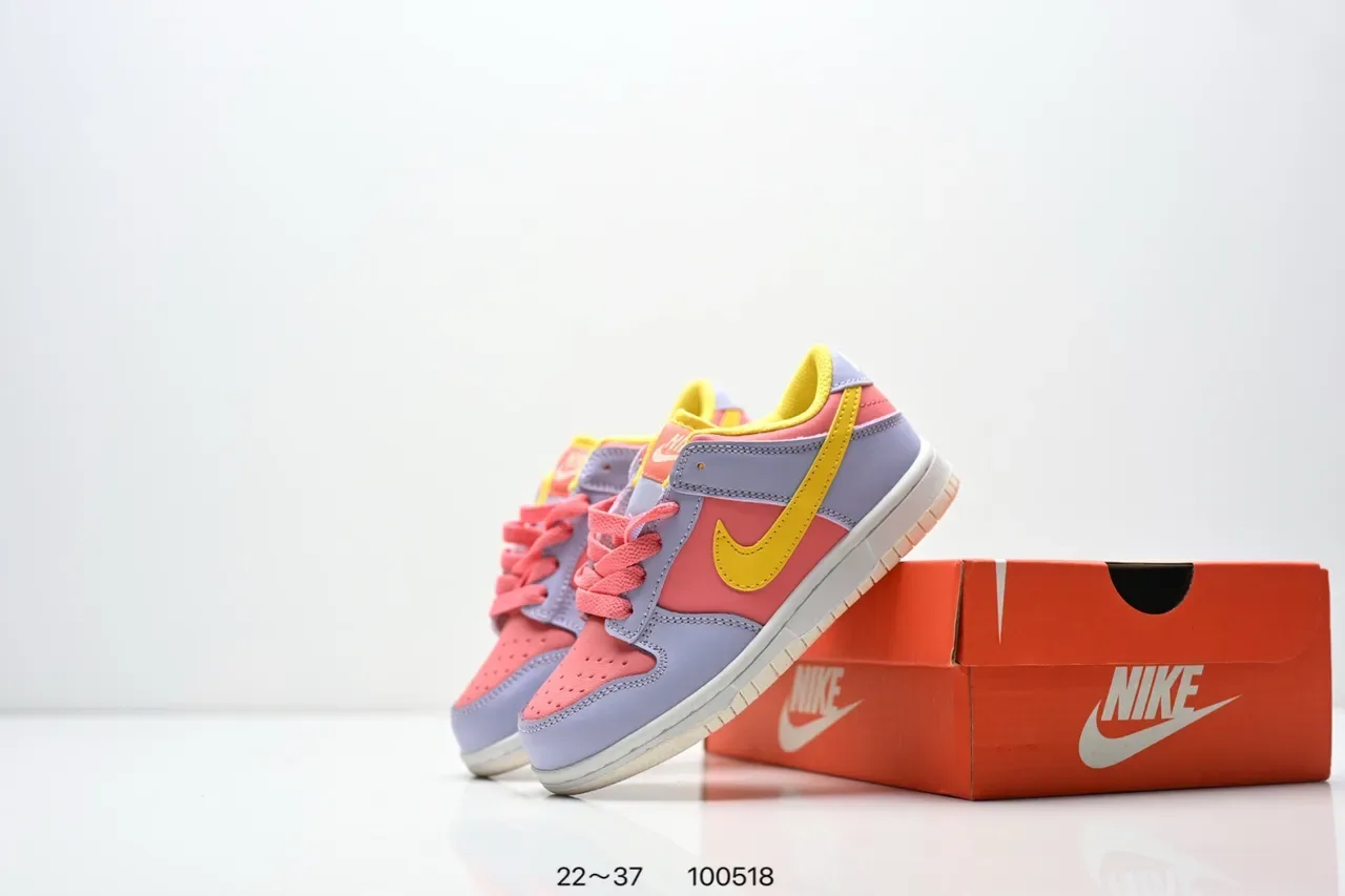 Nike Dunk Low Gray and White Lifestyle Sneakers 2